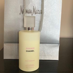 Chanel "Chance, EAU FRAICHE" body moisture.